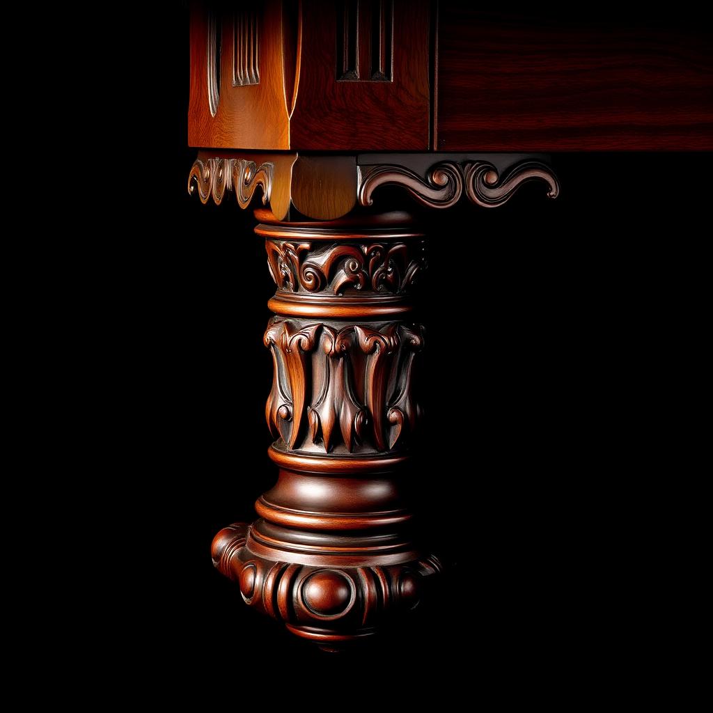 Carved Mahogany Legs